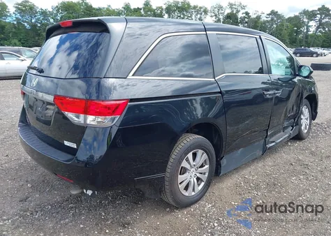 2017 Honda Odyssey Ex-L из США, поврежденный, VIN 5FNRL5H62HB026794